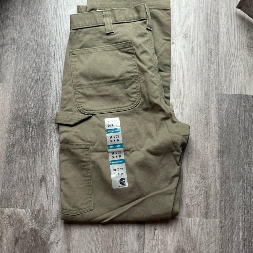 Carhartt Men's Olive Green Cargo Pants